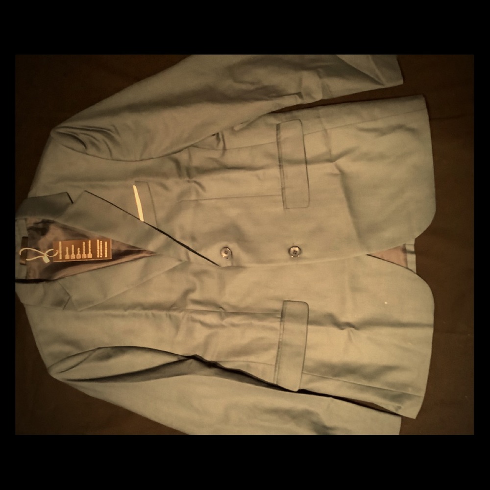 Men’s Suit Dark Teal Blue Size XS